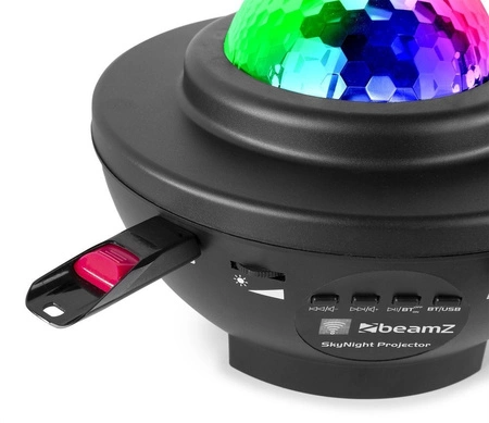 Półkula Projektor z głośnikiem SkyNight BT IRC R/G pilot Beamz