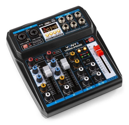 Mikser 4-kanałowy DSP USB MP3 BT VMM-P500 Vonyx