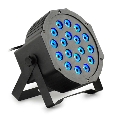 Reflektor LED PAR 18x 1,5W RGB DMX Firefog