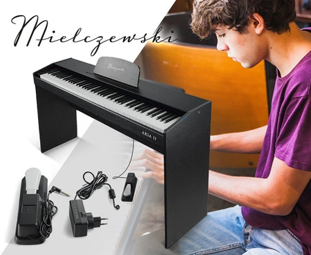 Pianino cyfrowe 88 klawiszy ze statywem Aria II Mielczewski