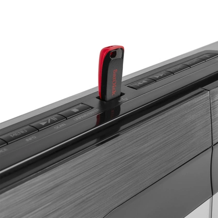 Miniwieża stereofoniczna Tours Audizio czarna