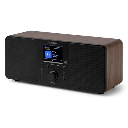 Radio cyfrowe Genua DAB+ FM stereo Audizio brązowe