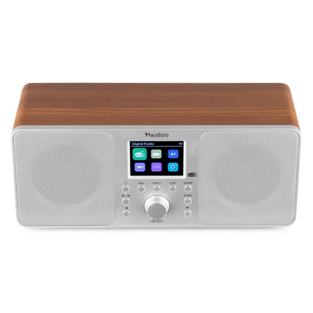 Radio cyfrowe Genua DAB+ FM stereo Audizio srebrny