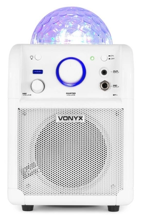 Głośnik karaoke Bluetooth efekt LED Vonyx SBS50W