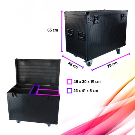 Zestaw: 4x Głowa ruchoma LB200 Beam 200W LED Lucendi+ dedykowane case