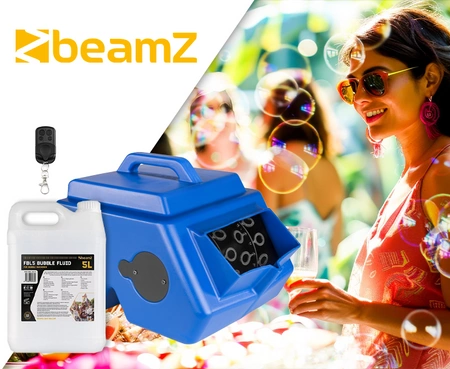 Podwójna wytwornica baniek B1500 Beamz+ płyn do baniek 5l