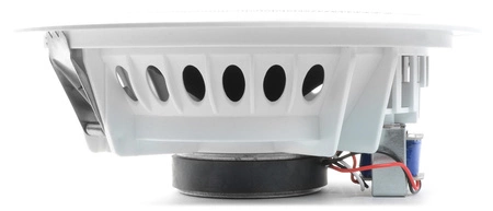 4 strefowy zestaw białych głośników instalacyjnych 4 x 8" CSPB8 100V z wzmacniaczem i kontrolerami głośności