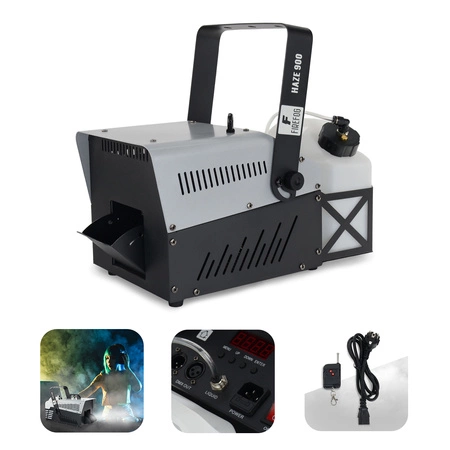 Zestaw: Wytwornica dymu HAZE 900 Firefog+ płyn do dymu 5l