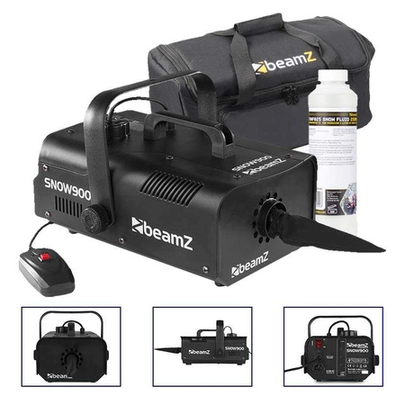 Zestaw: Wytwornica śniegu 900W SNOW900+ płyn do śniegu 1l+ torba