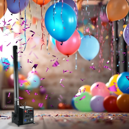 Pojedyncza elektryczna wyrzutnia konfetti DMX pilot BLAST100 Firefog