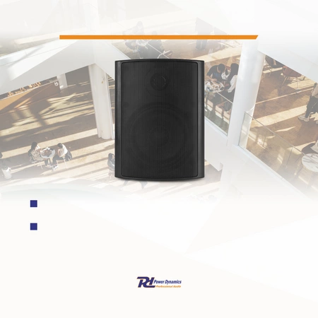 Zestaw kolumn zewnętrznych BGO50 5.25" 120W czarny PD