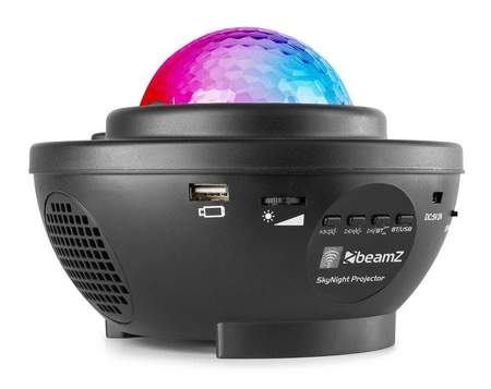 Półkula Projektor z głośnikiem SkyNight BT IRC R/G pilot Beamz
