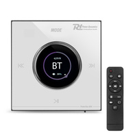 Wzmacniacz audio Powerline B50W do montażu w ścianie BT/LCD, biały