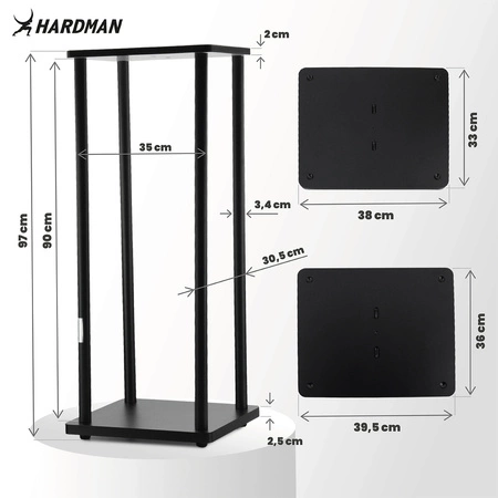 Statyw sceniczny tower podstawa pod oświetlenie i nagłośnienie 2szt HCP2 Hardman