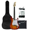Gitara elektryczna - kompletny zestaw -Golden Guitar STEG-20 wiśniowa Stratocaster