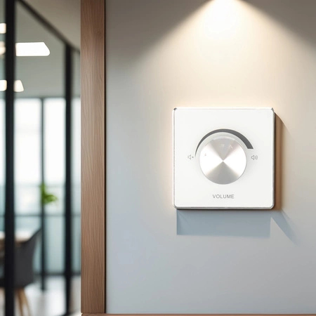 Regulator głośności 10W/100V - ARG3 srebrne szkło Audioport