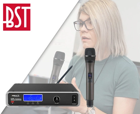 Zestaw/ Mikrofon bezprzewodowy UDR116 UHF+ stacja