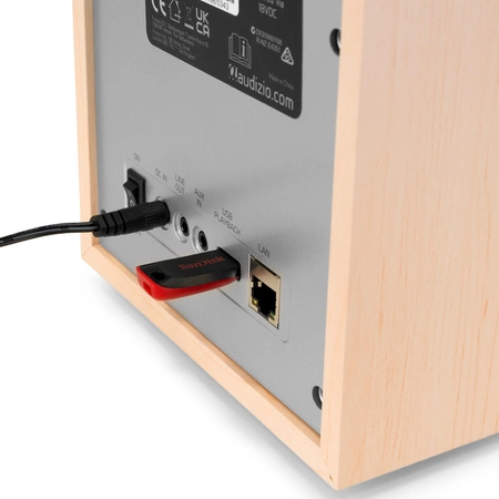 Radio internetowe DAB+/FM BT WIFI Canzo Audizio jasne drewno