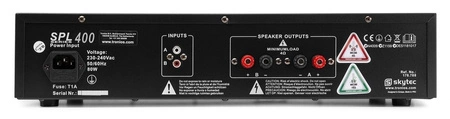 Wzmacniacz 2x 200W SPL 400 Skytec
