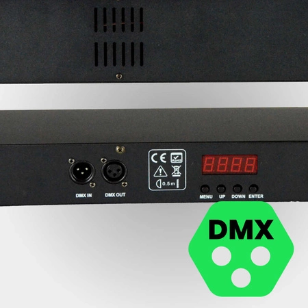 Belka oświetleniowa obrotowa 22x3W RGBW SMD LED DMX Firefog