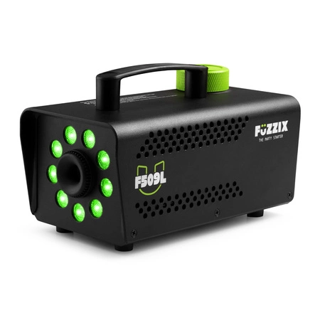 Zestaw: Wytwornica dymu LED 500W F509L Fuzzix+ płyn do dymu 250ml gratis+ płyn do dymu 5l