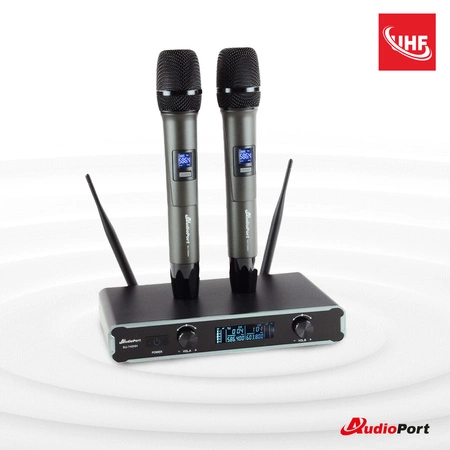 Zestaw mikrofonów bezprzewodowych doręcznych UHF Audioport SU-740HH