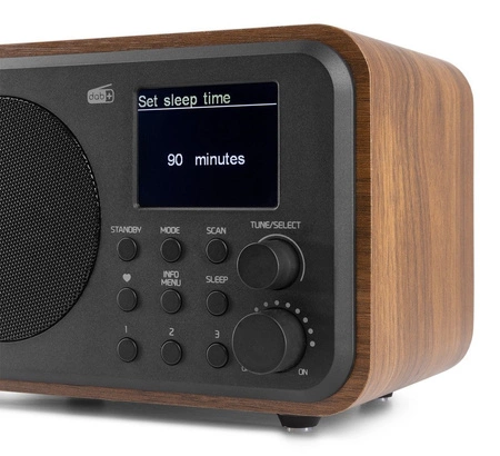 Radio Milan DAB +cyfrowe radio z akumulatorem/ brązowe