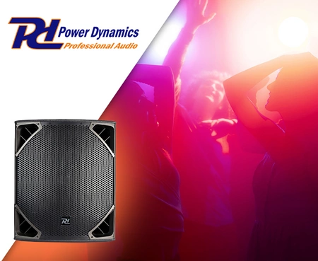 Subwoofer aktywny 18'' 700W PD618SA Power Dynamics