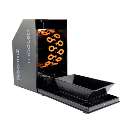 Zestaw: Wytwornica baniek z efektem LED RGB B300LED pilot Beamz+ płyn do baniek 1l