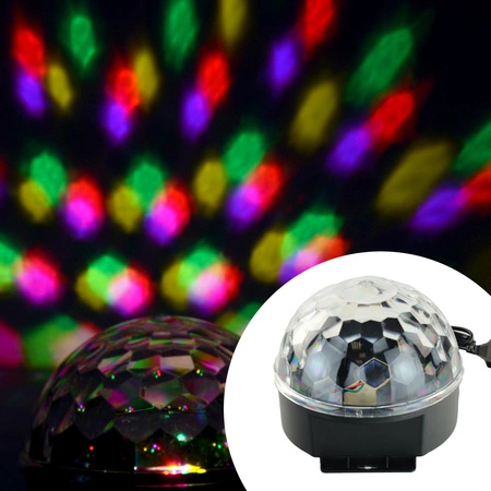 Półkula LED 6x1W RGBWOP LED Magic Ball