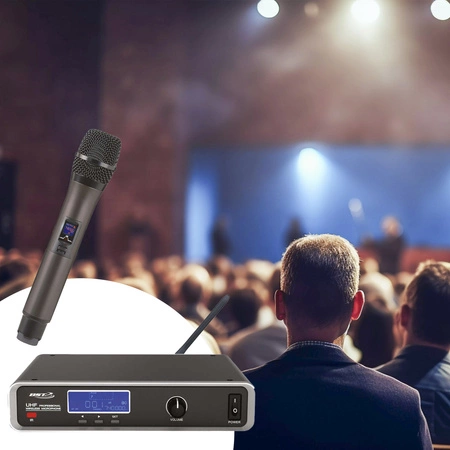 Zestaw/ Mikrofon bezprzewodowy UDR116 UHF+ stacja