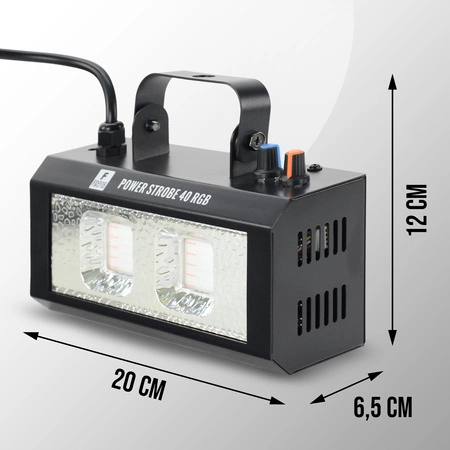 Stroboskop LED POWER STROBE 40 RGB Firefog
