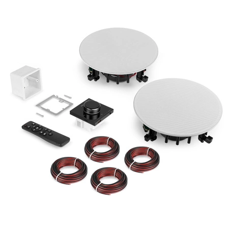 Zestaw audio dla domu Powerline B50BSet do montażu w ścianie z 2 głośnikami sufitowymi