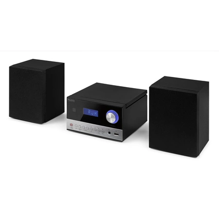 Wieża Toulon Audizio HiFi czarno/srebrna