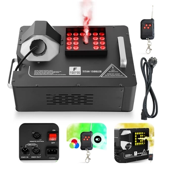 Wytwornica dymu pionowego LED 1500W Titan1500LED pilot DMX/ Firefog