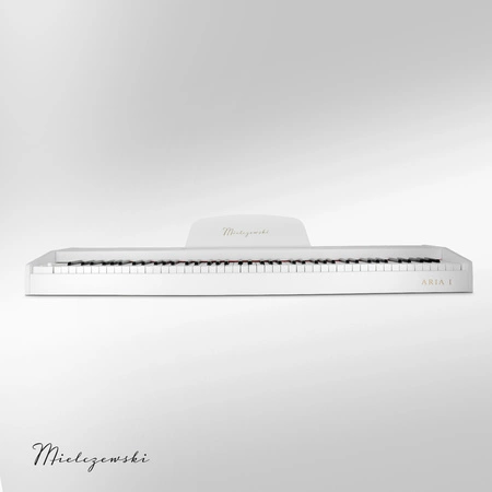 Pianino cyfrowe 88 klawiszy ARIA I białe Mielczewski