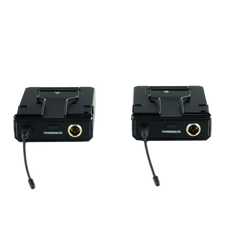 Zestaw mikrofonów bezprzewodowych UHF 2x nagłowny bodypack krawatowy Audioport SU-750BP