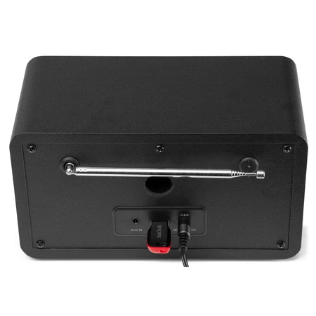 Radio cyfrowe DAB+ FM Avio srebrne Audizio