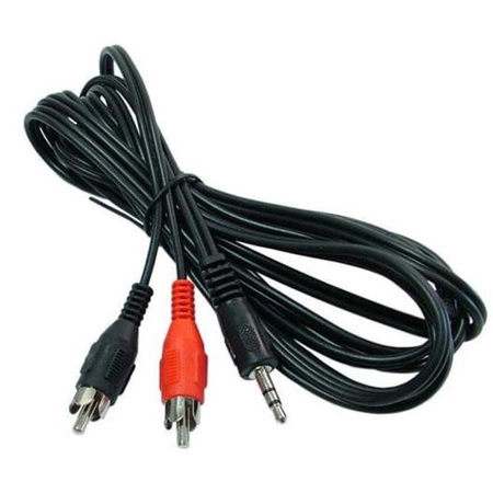 Kabel Audio Jack 3,5mm Stereo - 2xRCA 1.5m