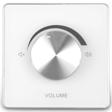 Regulator głośności 50W/100V- ARG5 srebrne szkło Audioport