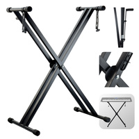 Podwójny statyw pod keyboard 52-98cm HR-DBKS1 Hardman