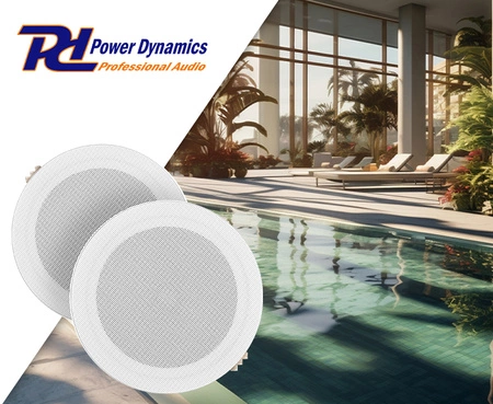 Zestaw głośników sufitowych Power Dynamics MSLP50 5" niskoprofilowych o mocy 80 W