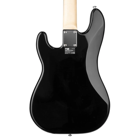 Zestaw: Gitara elektryczna basowa czarna GigKit wzmacniacz akcesoria