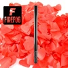 Tuba konfetti wyrzutnia ręczna czerwone serca 80cm Firefog