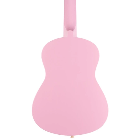 Gitara klasyczna 1/4 dla dziecka różowa SoloArt Max+ akcesoria