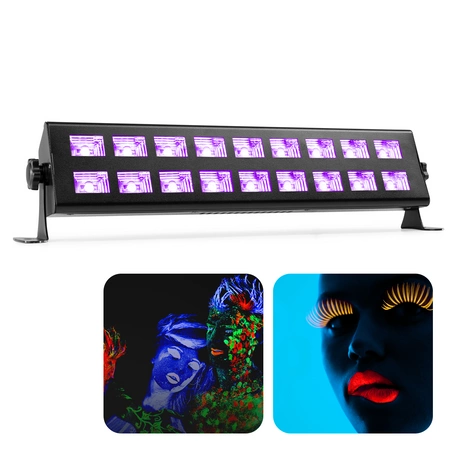 Belka oświetleniowa BUV293 UV 2x 9 diod LED Beamz