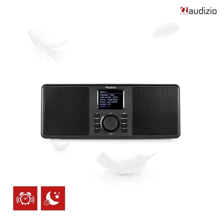 Stereofoniczne radio Monza 102.420 Audizio DAB+ czarne