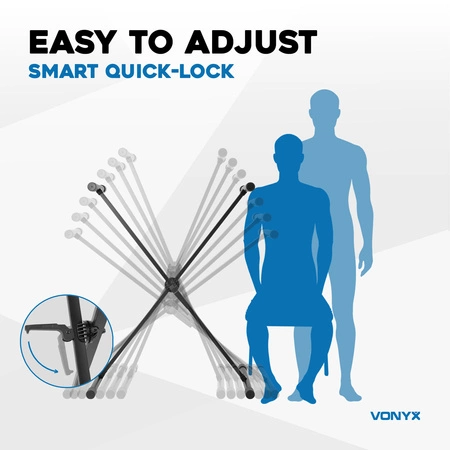 Podwójny statyw pod keyboard KBS03 Vonyx