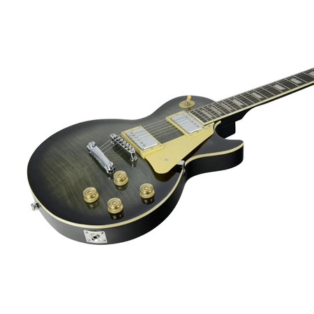 Gitara elektryczna -Golden Guitar GLP-9 Szaro-zielony