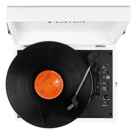 Gramofon w walizce RP118F Fenton wejście/wyjście BT beżowy